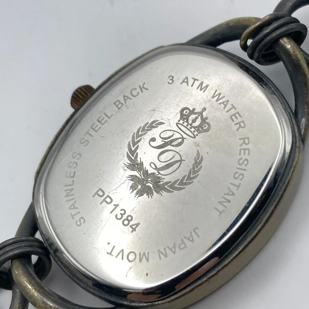 Premier Designs Women's Watch 34mm Brass Tone Toggle Clasp Autumn New Battery 7